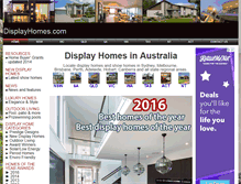 Tablet Screenshot of displayhomes.com